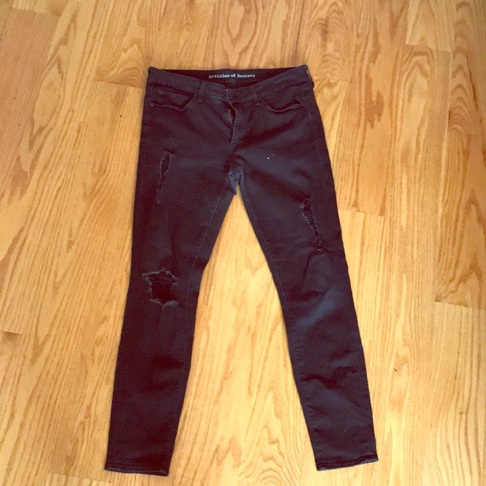 Black Ripped Jeans